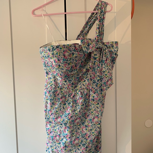 J. Crew Dresses & Skirts - J Crew one-shoulder dress in Liberty® Floral 12P